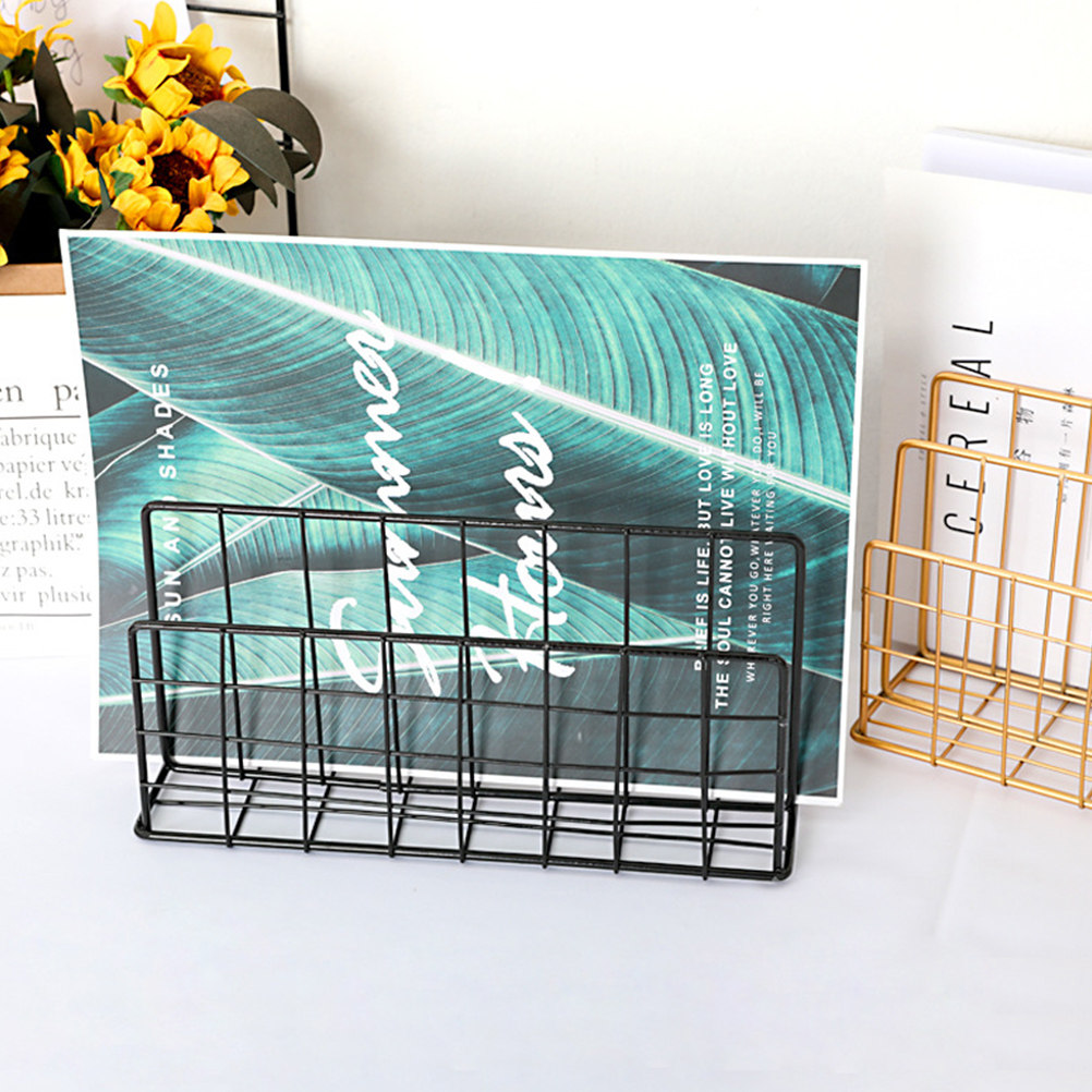 Metal Desktop Mail Organizer 3 - Magazine Holder Rack review and price