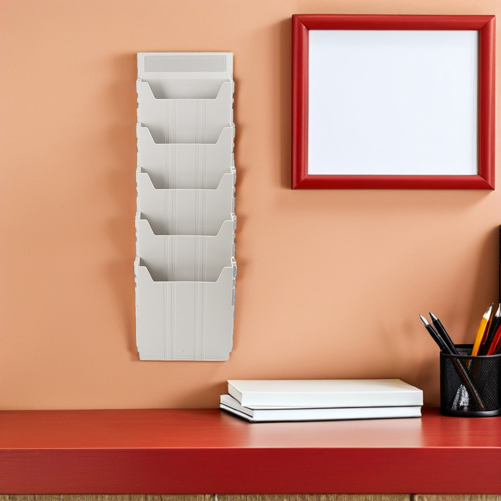 Wall Mounted File Organizer Ad - Magazine Holder Rack review and price