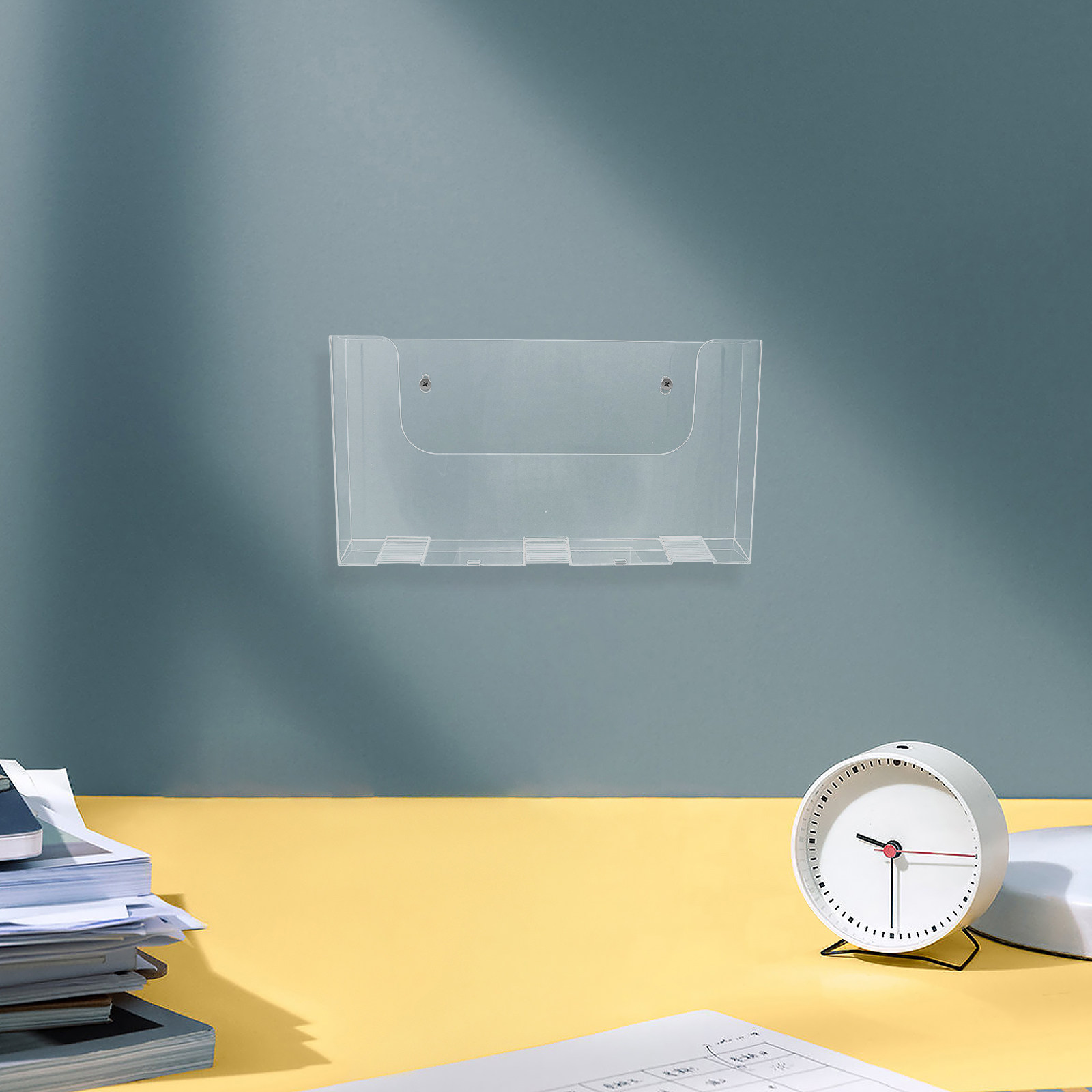 2Pcs Acrylic Wall File Holder  - Magazine Holder Rack review and price