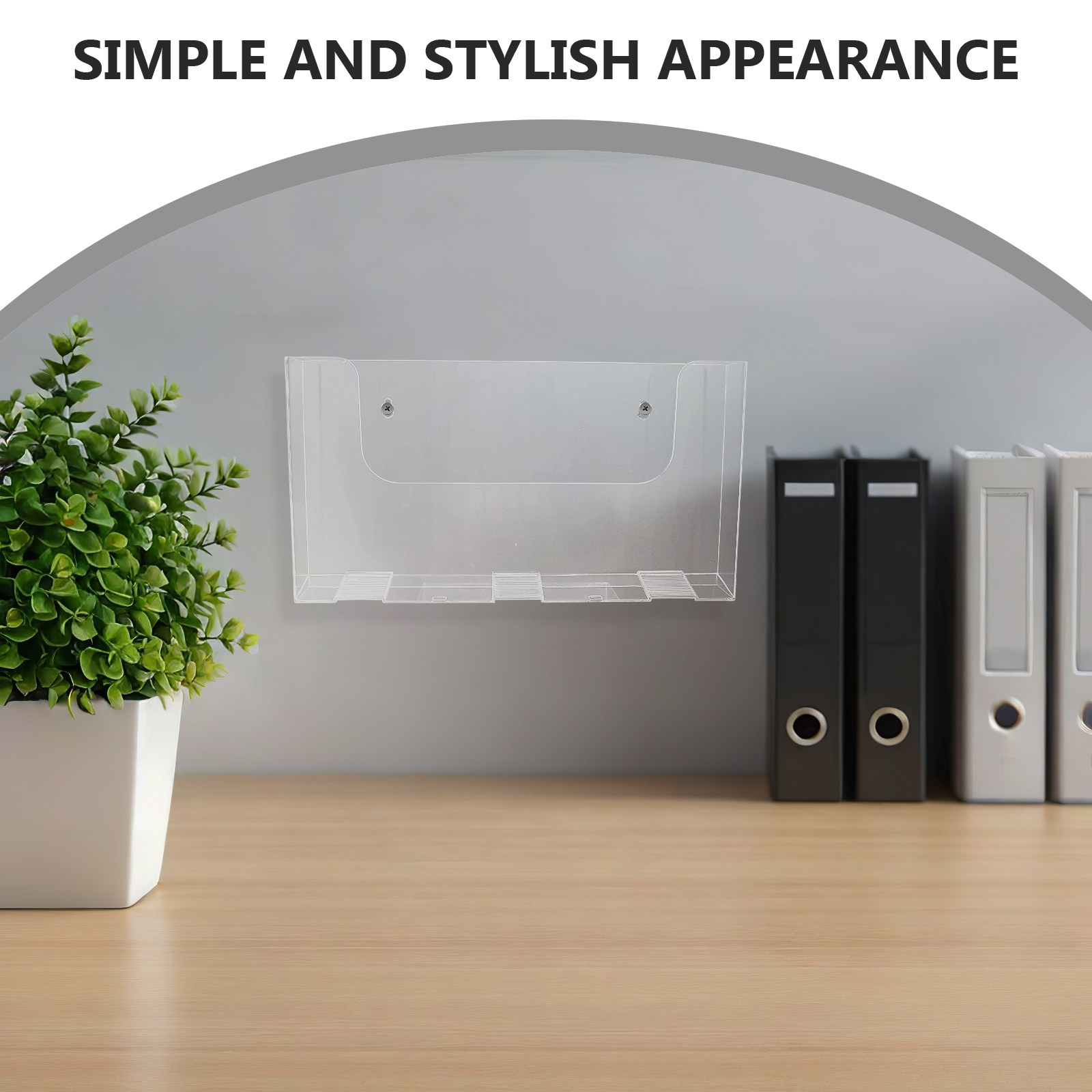 2Pcs Acrylic Wall File Holder  - Magazine Holder Rack review and price