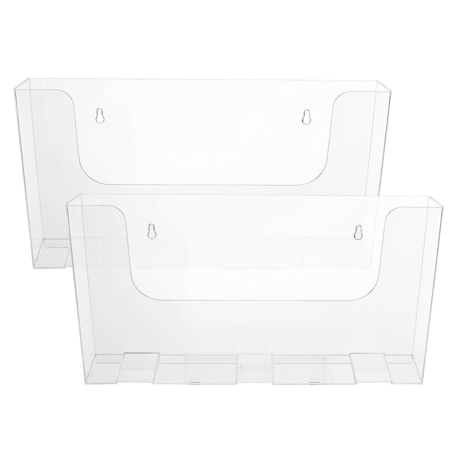 2Pcs Acrylic Wall File Holder  - Magazine Holder Rack review and price