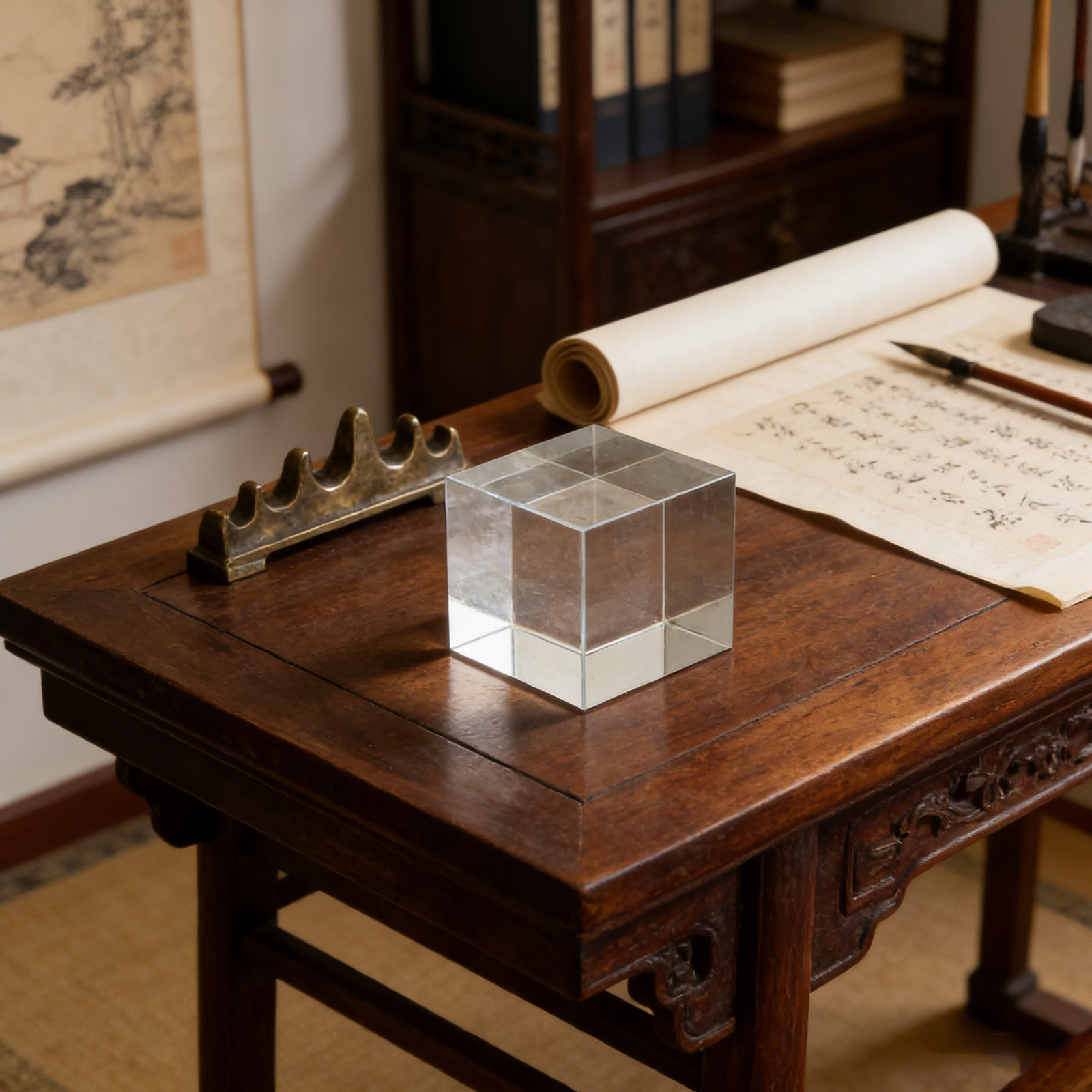 Heavy Clear Square Crystal Pap - Paper Weight Crystal review and price