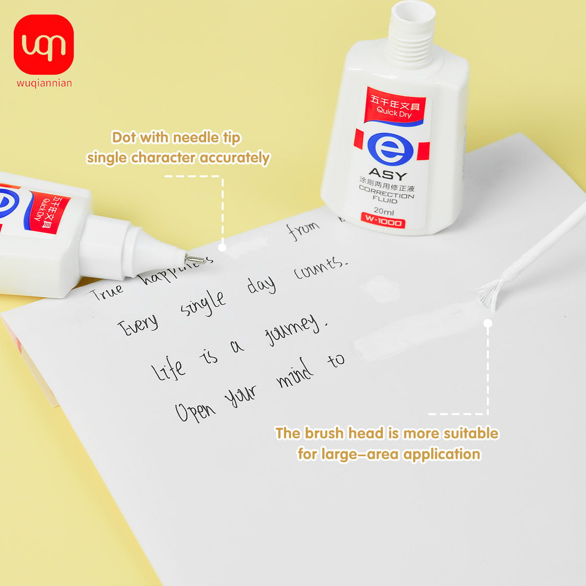 WQN Quick-Dry Correction Fluid - Correction Pen Fine review and price
