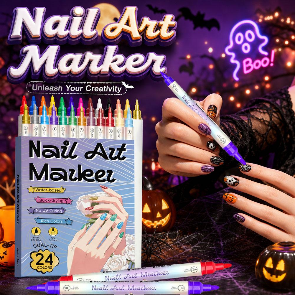 12/24 Colors Dual Tip Nail Art - Copic Marker Sketch review and price