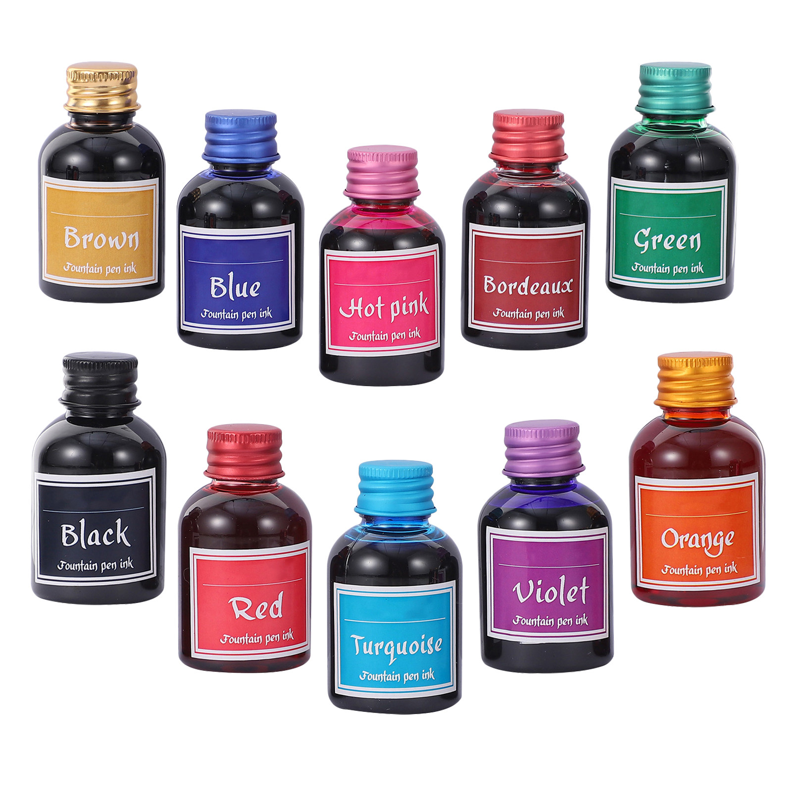 10 Bottles Smooth-Flow Fast-Dr - Fountain Pen Bottled Ink review and price