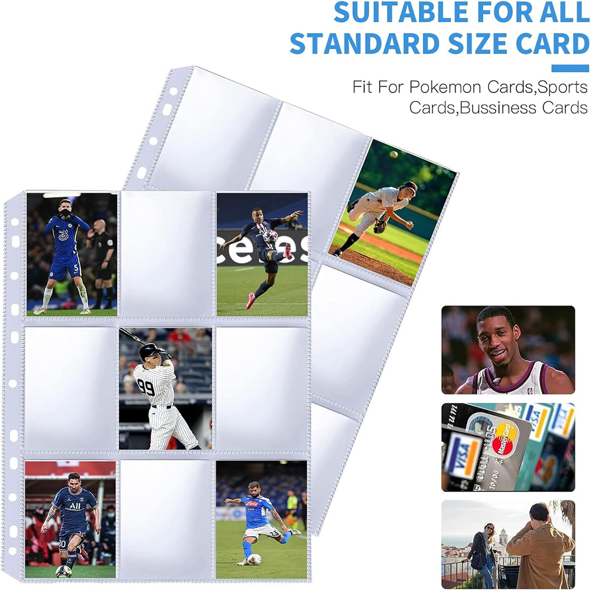 50 Pack 9 Pocket Card Sleeves  - Card Index Box review and price