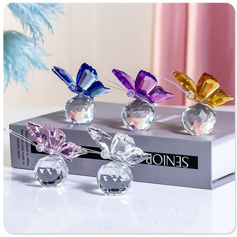 Crystal Butterfly with Ball Fi - Paper Weight Crystal review and price