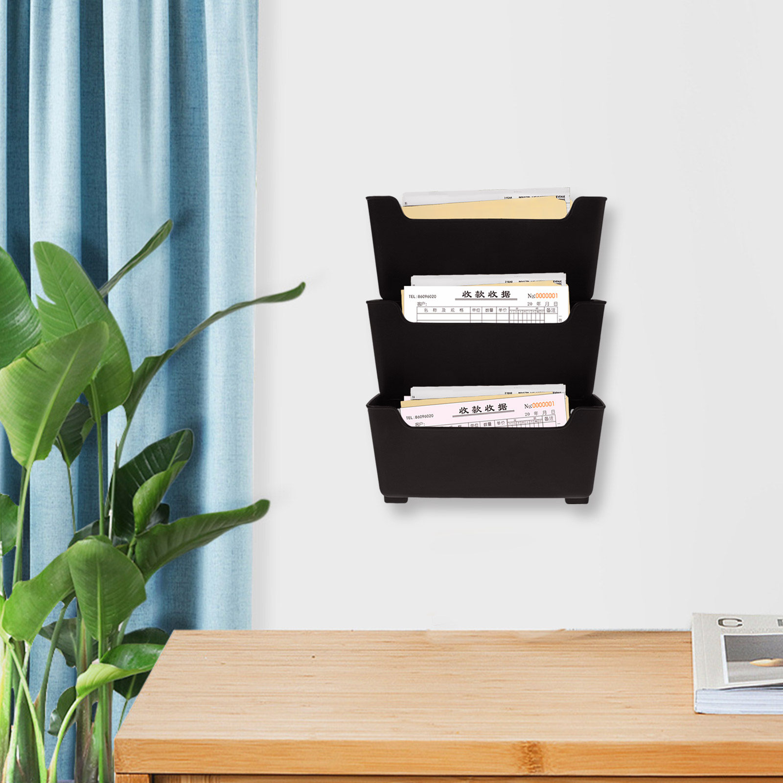 1Set Wall File Organizer Rack  - Magazine Holder Rack review and price