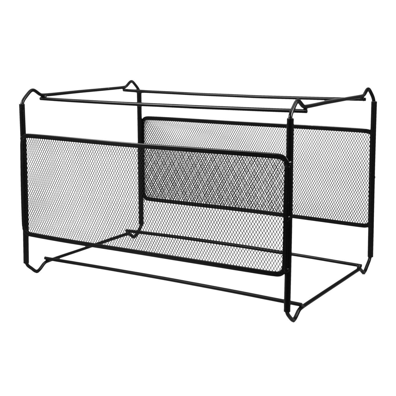 Iron Mesh File Holder Desktop  - Magazine Holder Rack review and price