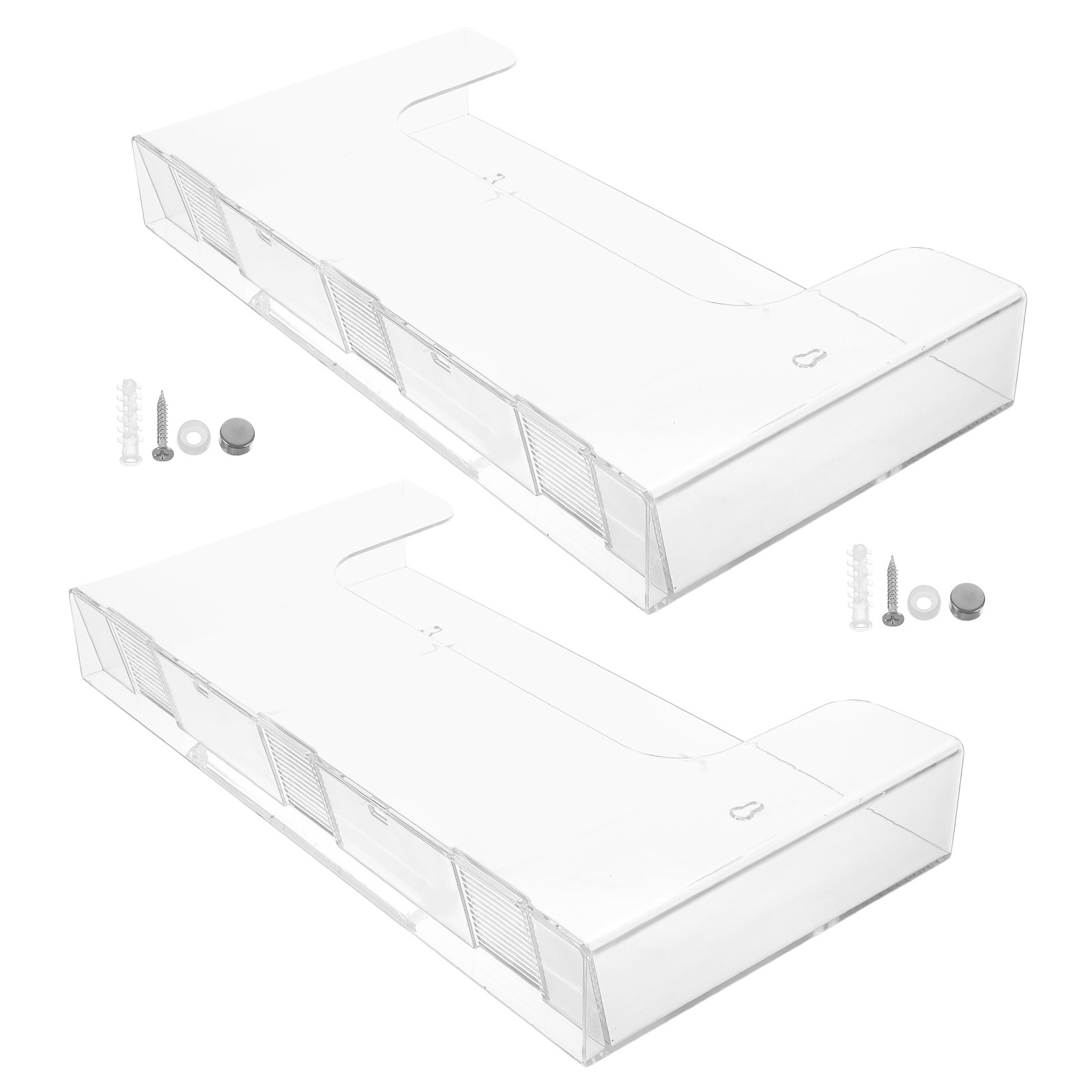 2Pcs Wall File Holder Acrylic  - Magazine Holder Rack review and price