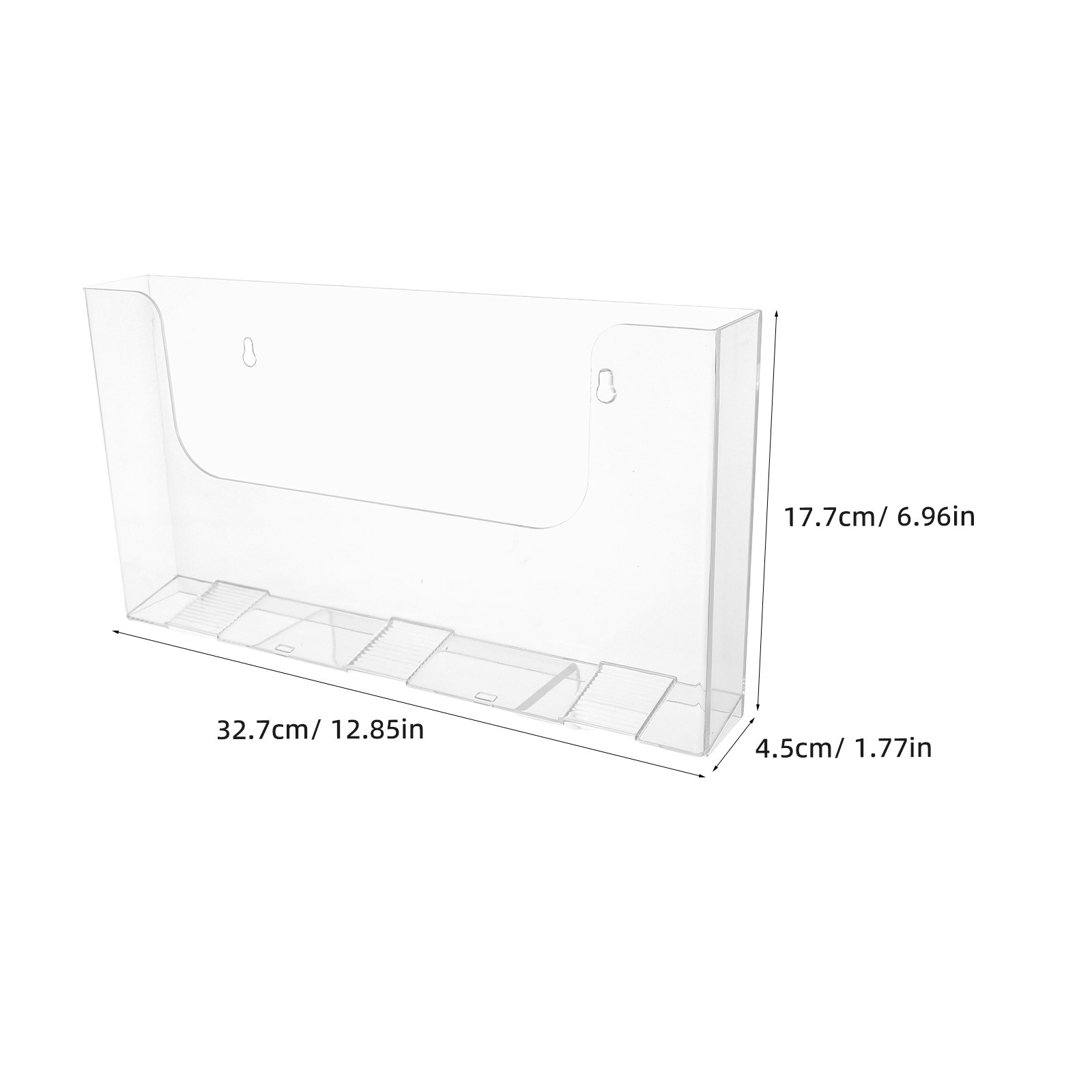 2Pcs Wall File Holder Acrylic  - Magazine Holder Rack review and price