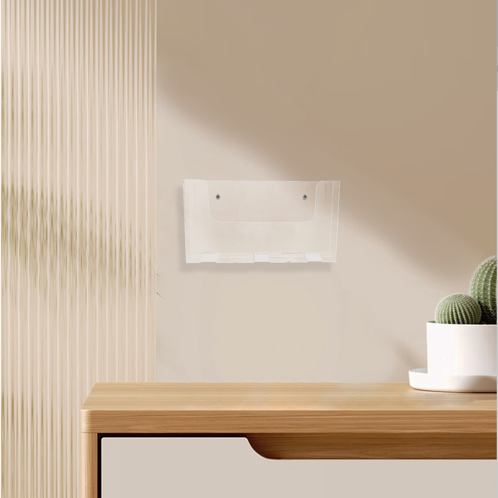 2Pcs Wall File Holder Acrylic  - Magazine Holder Rack review and price